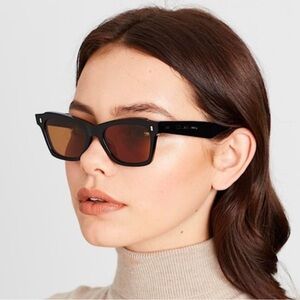 Céline Cl40058 - 01e Black Cat eye Sunglasses